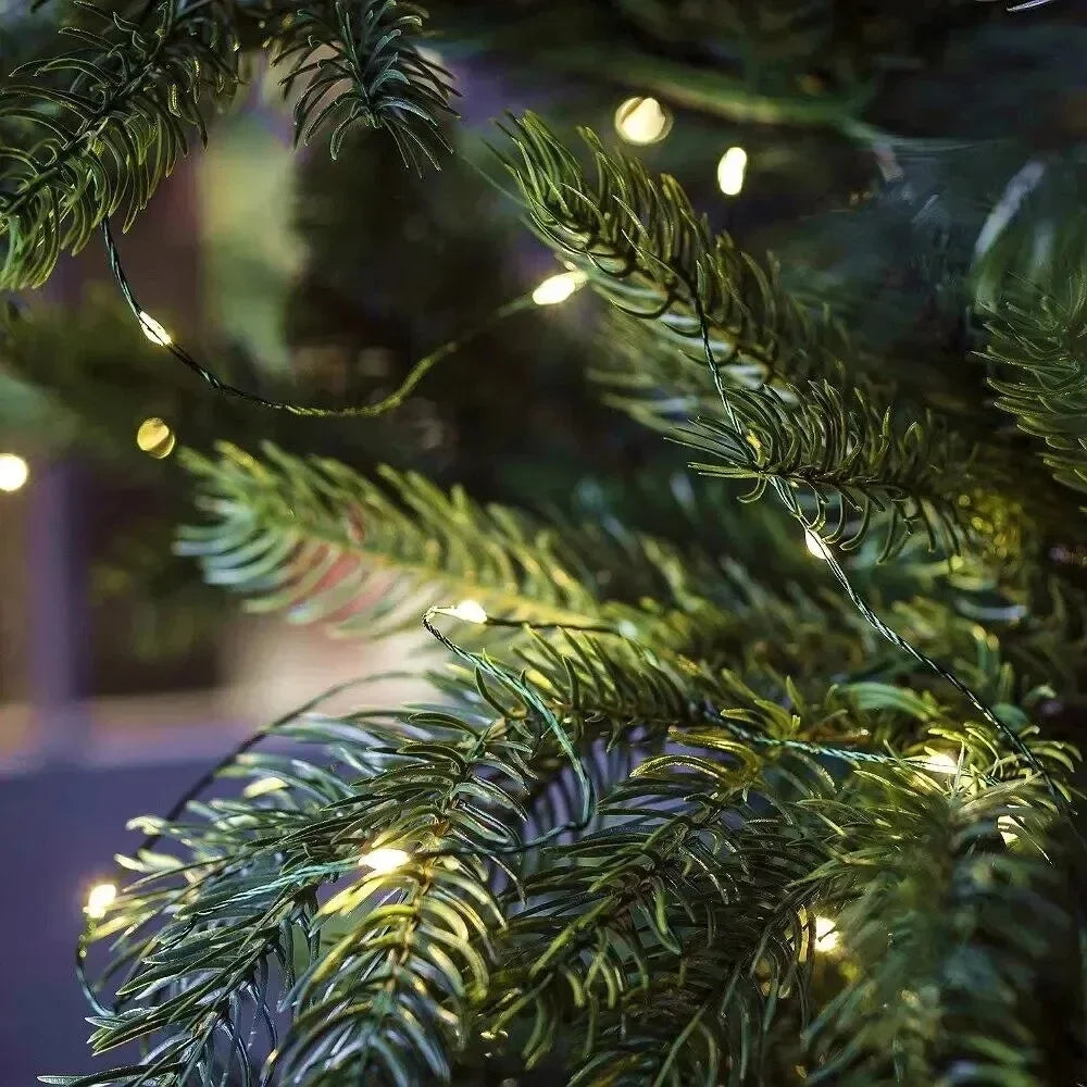 100-2000 LED Copper Wire Fairy String Lights, Waterproof Remote-Controlled Indoor & Outdoor Decor (10-200 m / 33-656 ft)