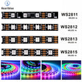 Addressable RGB LED Strip Lights WS2811 WS2812 WS2813 WS2815 Programmable DC 5V/12V Color-Changing