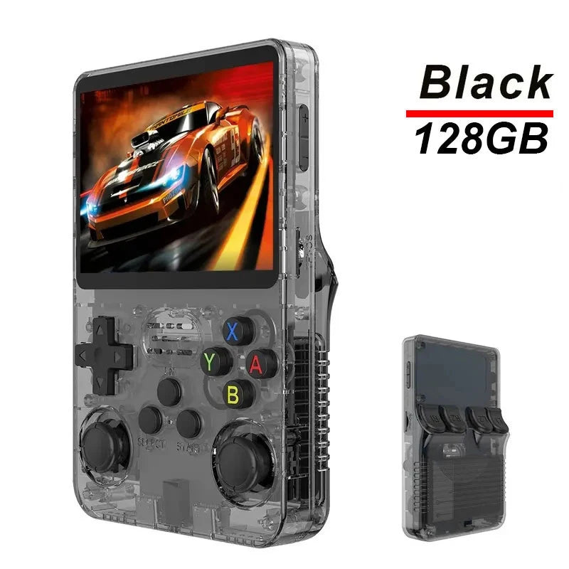 Retro Handheld Game Console 3.5-inch (8.9 cm) IPS Screen Portable Pocket Gaming Player 64GB/128GB Preloaded 15,000+ Games