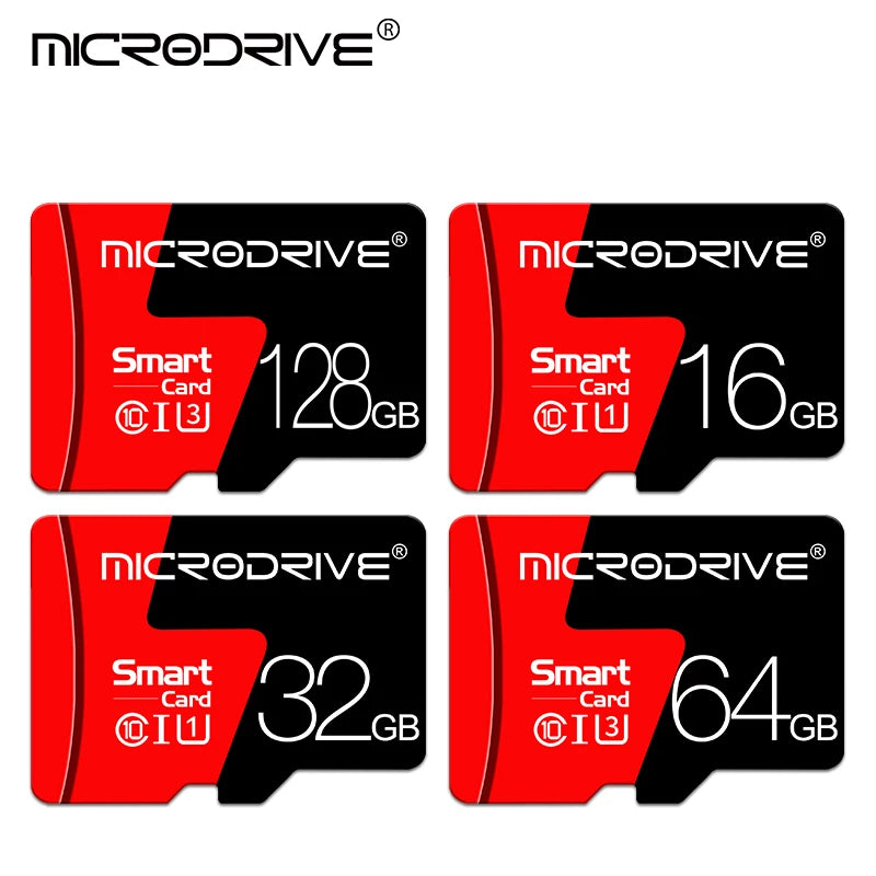 High-Speed MicroSD Memory Card — 4/8/16/32/64/128/256GB | Class 10 UHS-I U3, V10, A1