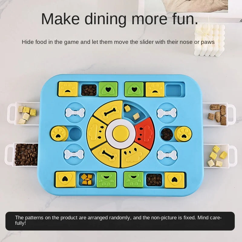 Interactive Dog & Cat Puzzle Toy – Slow Feeder Enrichment for Small, Medium & Large Pets