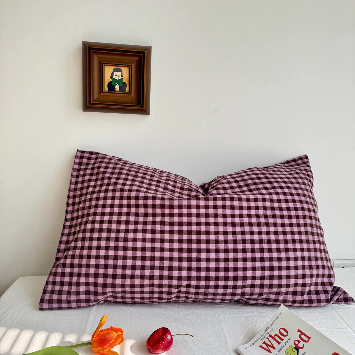 Soft Washed Cotton Striped Pillowcase - Single Pillow Cover 19 x 29 in (48 x 74 cm)