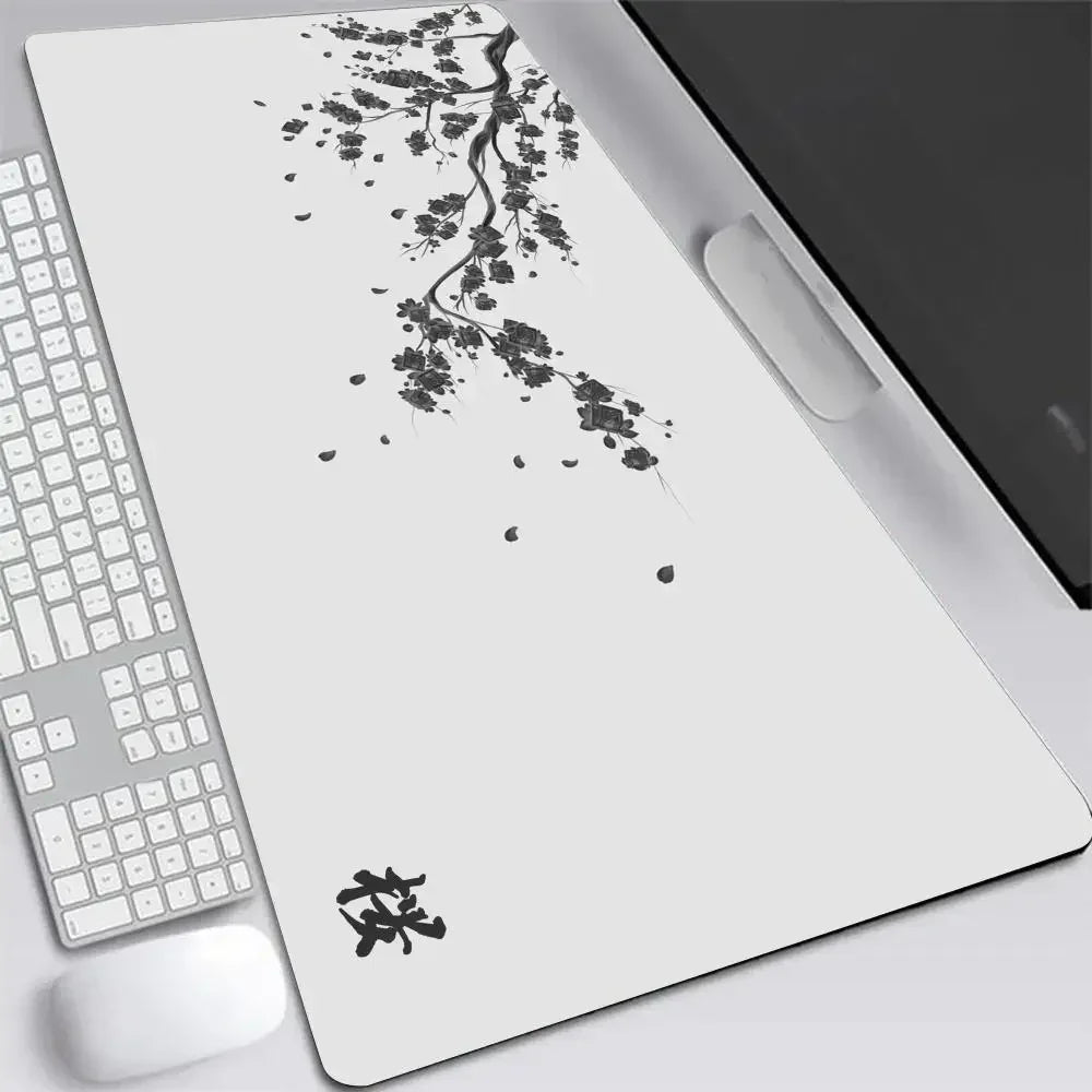 Sakura Cherry Blossom XXL Gaming Desk Mat, Large Non-Slip Mouse Pad for Keyboard & Laptop