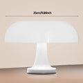 Mushroom Table Lamp Modern Bauhaus Bedside LED Lamp USB-C Rechargeable 3-Color Dimmable Orange