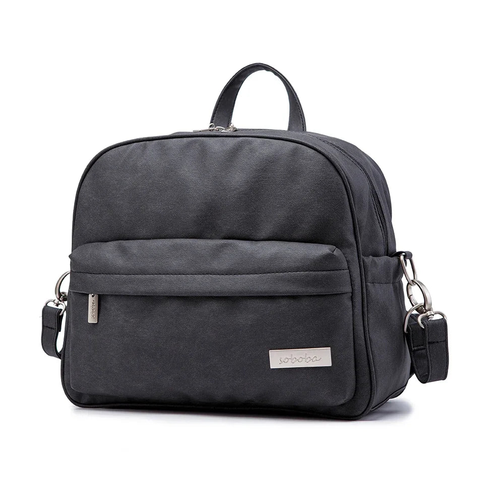 Waterproof Multi-Function Diaper Backpack for Moms - Stylish Nappy Changing Bag