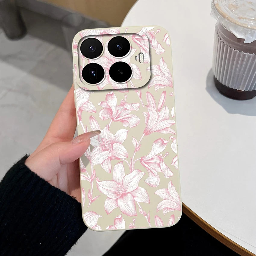 Liquid Silicone Phone Case for Xiaomi 17T / 17T Pro — Vibrant Fruit Print Soft Shell, Anti-Fingerprint Shockproof Bumper