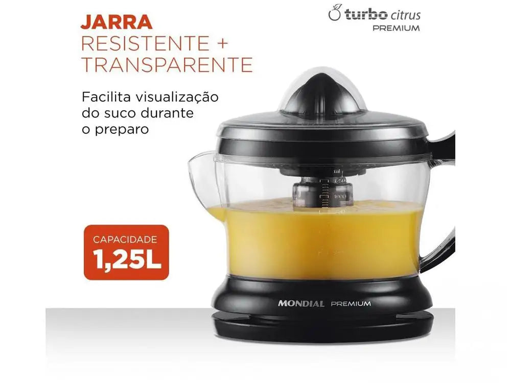Premium Electric Citrus Juicer 110V – 1.25 L (42 fl oz) Dual-Cone, 30W
