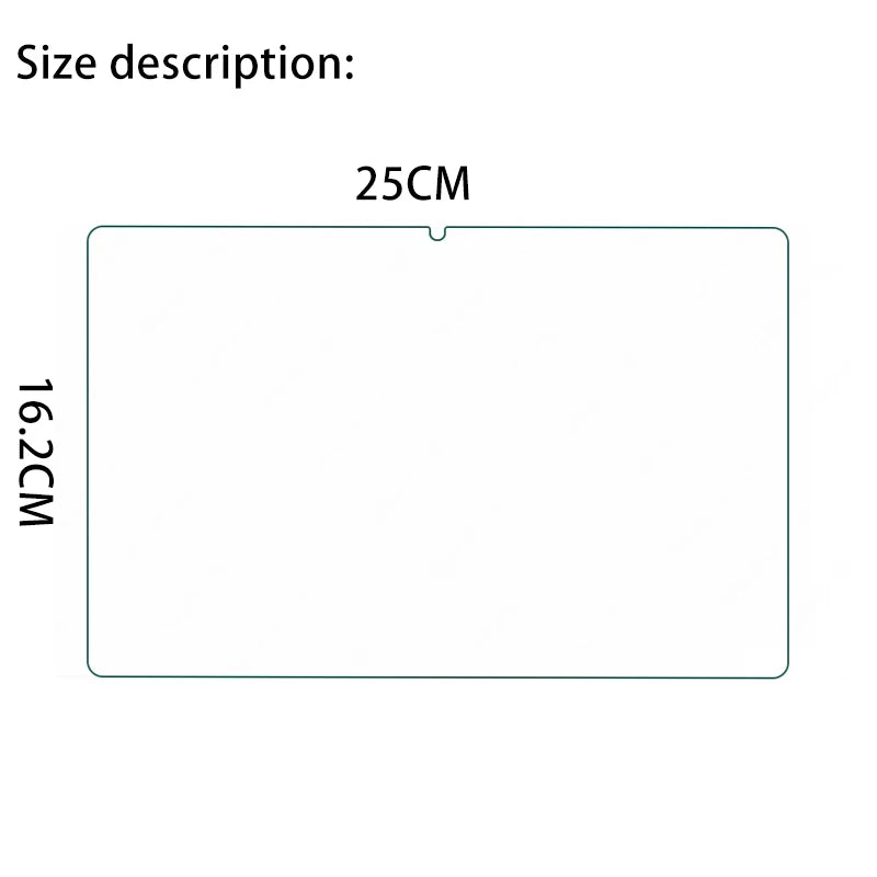2-Pack 11-Inch (28 cm) Tempered Glass Screen Protector for Tablet HD Anti-Scratch Clear Film