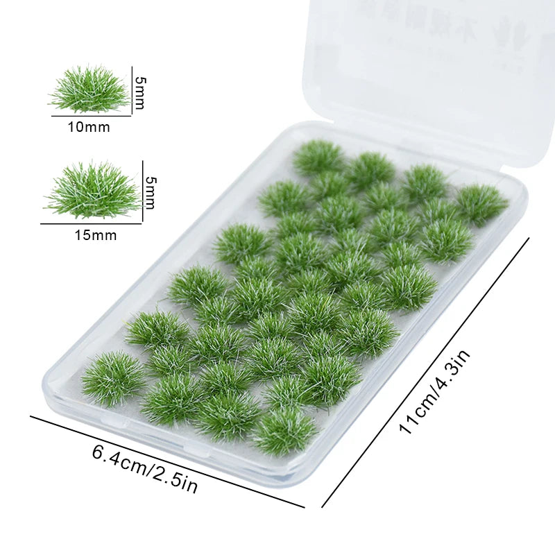 39-Piece Artificial Moss Green - Preserved Faux Moss for Home Wall Decor, Garden DIY & Mini Accessories