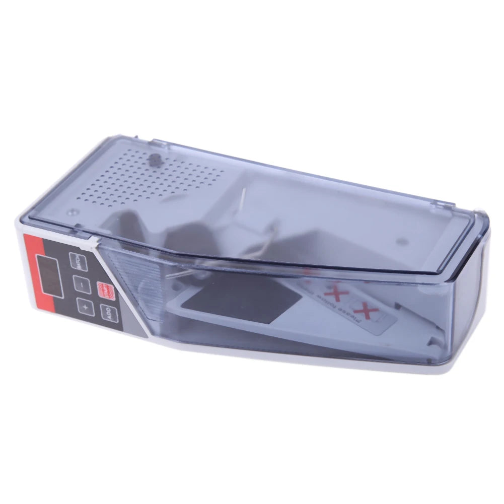 Portable Mini Money Counter for Bills & Banknotes – EU Adapter & Battery-Powered