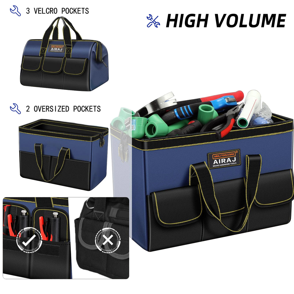 Multifunctional Electrician Tool Bag – Waterproof 1680D Oxford, High-Capacity (13–18 in / 31–42 cm)