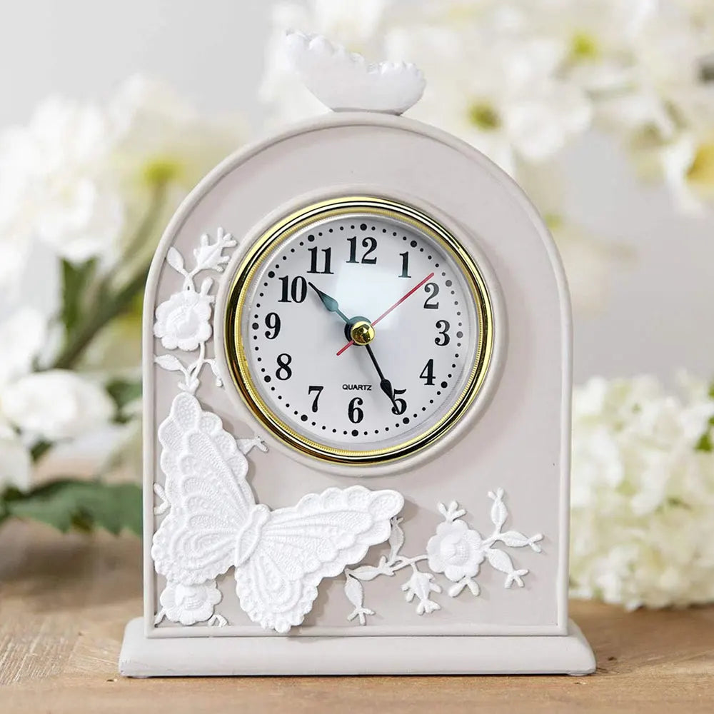 65mm (2-1/2 in) Quartz Clock Insert with Arabic Dial – Round Movement for DIY & Wall Clock Repair, Gold or Silver