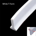 Silicone Shower Dam Water Stopper 50–300 cm (19.7–118.1 in) Bathroom Flood Barrier Dry and Wet Separation Strip