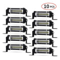 Mini LED Work Light Bar 4.5in (115mm) 27W 9-LED Slim Spot/Flood for SUV ATV UTV Truck Off-Road Backup Driving Fog Lamp