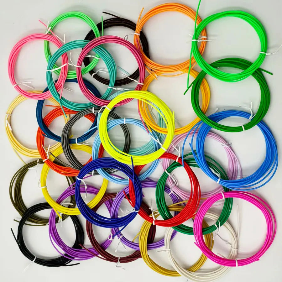 1.75mm PLA Filament 32-Color Multicolor Set for 3D Printing Pens