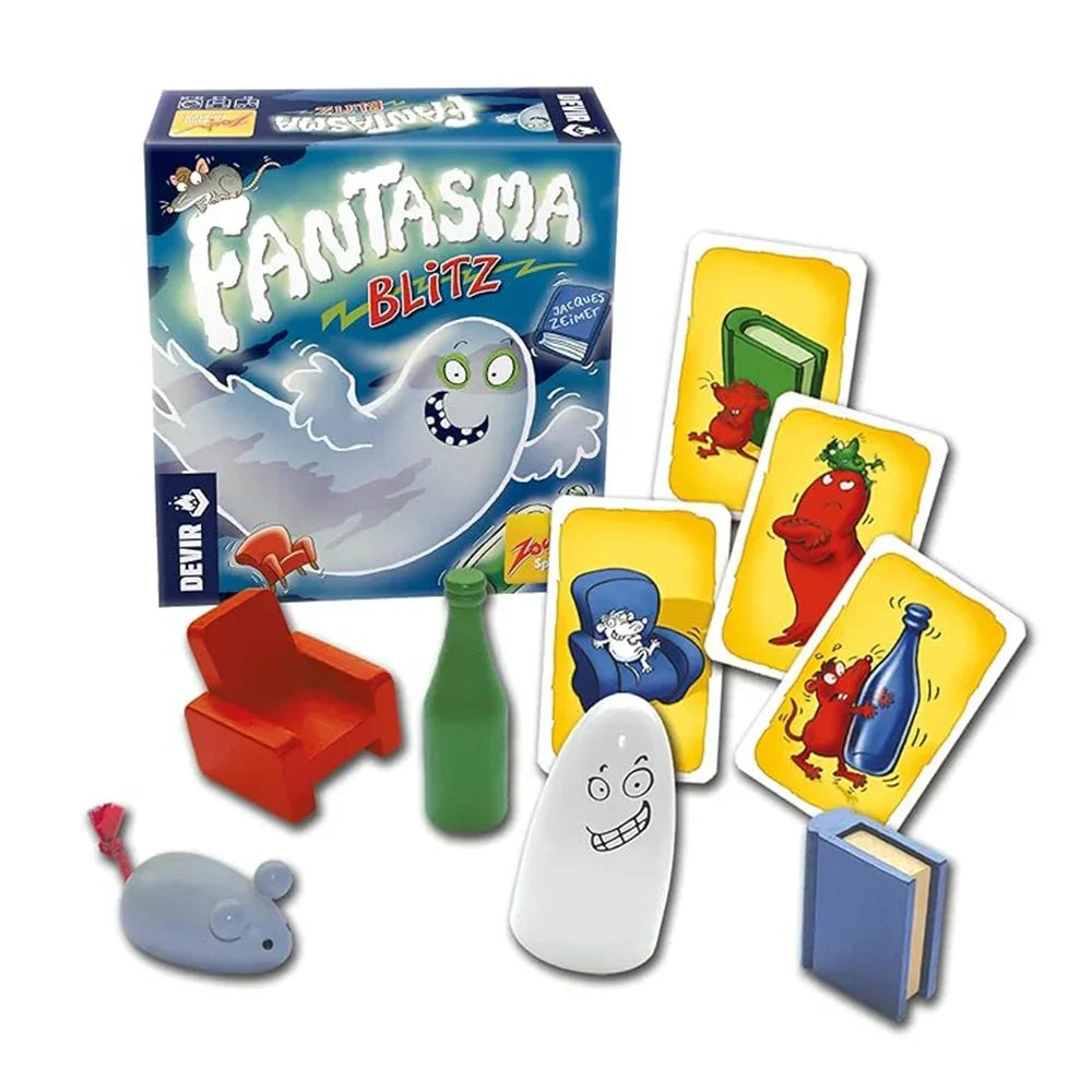 Ghost Blitz (Geistesblitz) Board Game Bundle - Set of 5 Family Party & Indoor Games