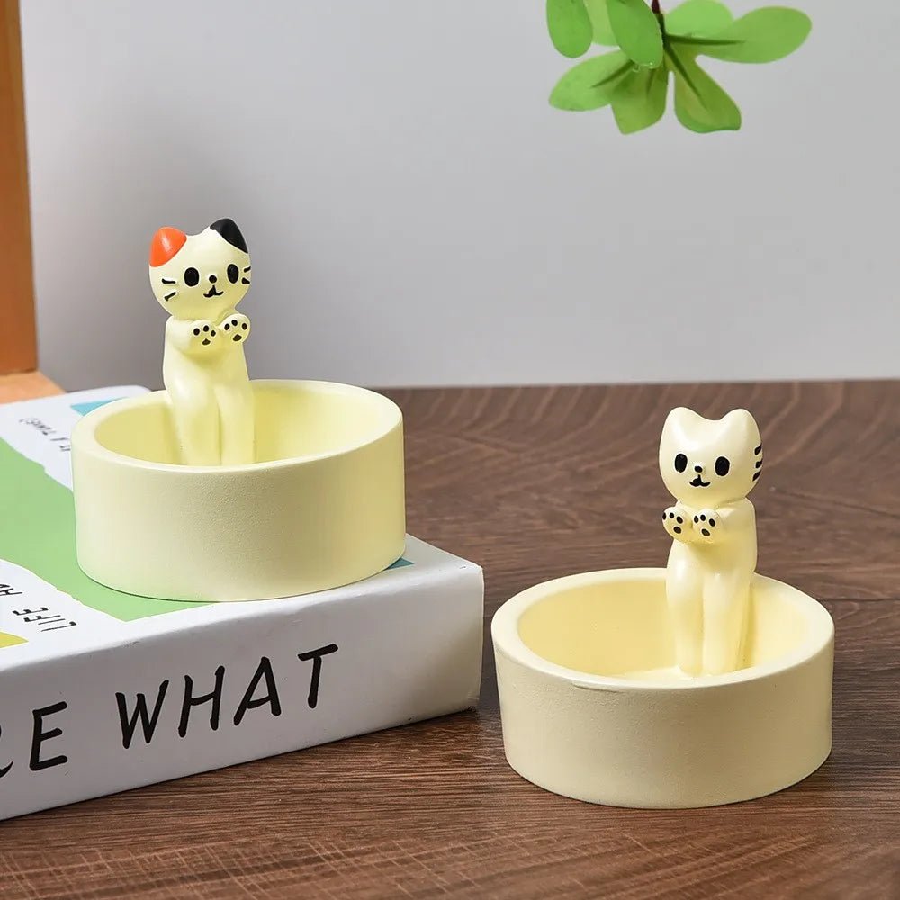 Kitten Candle Holder Resin Cat Tea Light Holder for Home Decor & Gifts 6 cm (2.4 in)