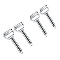 Stainless Steel Double-Head Vegetable Peeler - Multi-Function Fruit & Melon Peeler