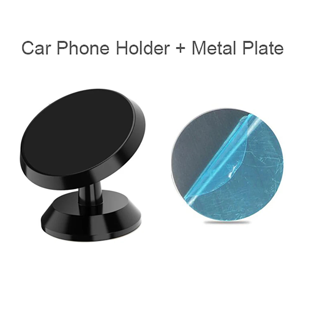 Magnetic Dashboard Phone Mount — Adhesive Magnetic Car Phone Holder for Universal Smartphones