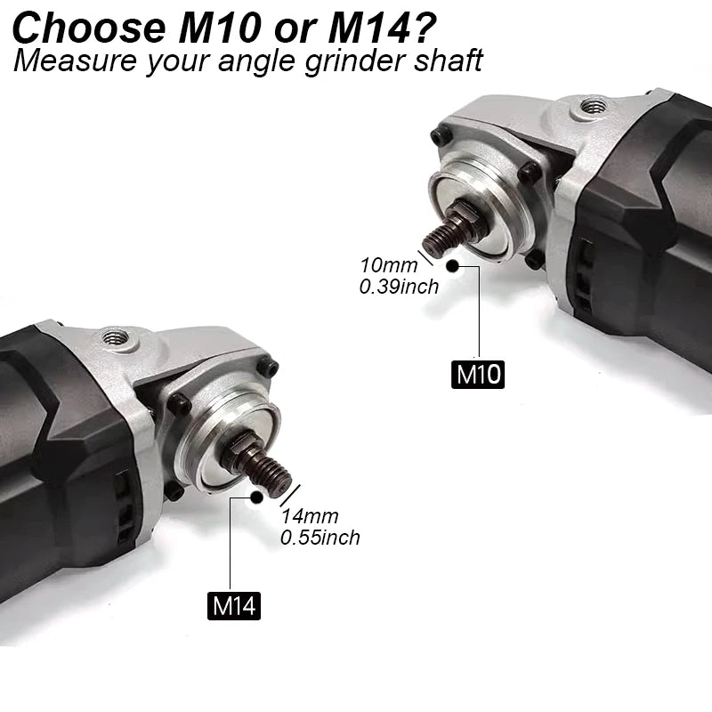 Angle Grinder to Oscillating Tool Adapter Kit M10/M14 - Fits 4 in / 4.5 in / 5 in (100/115/125 mm)