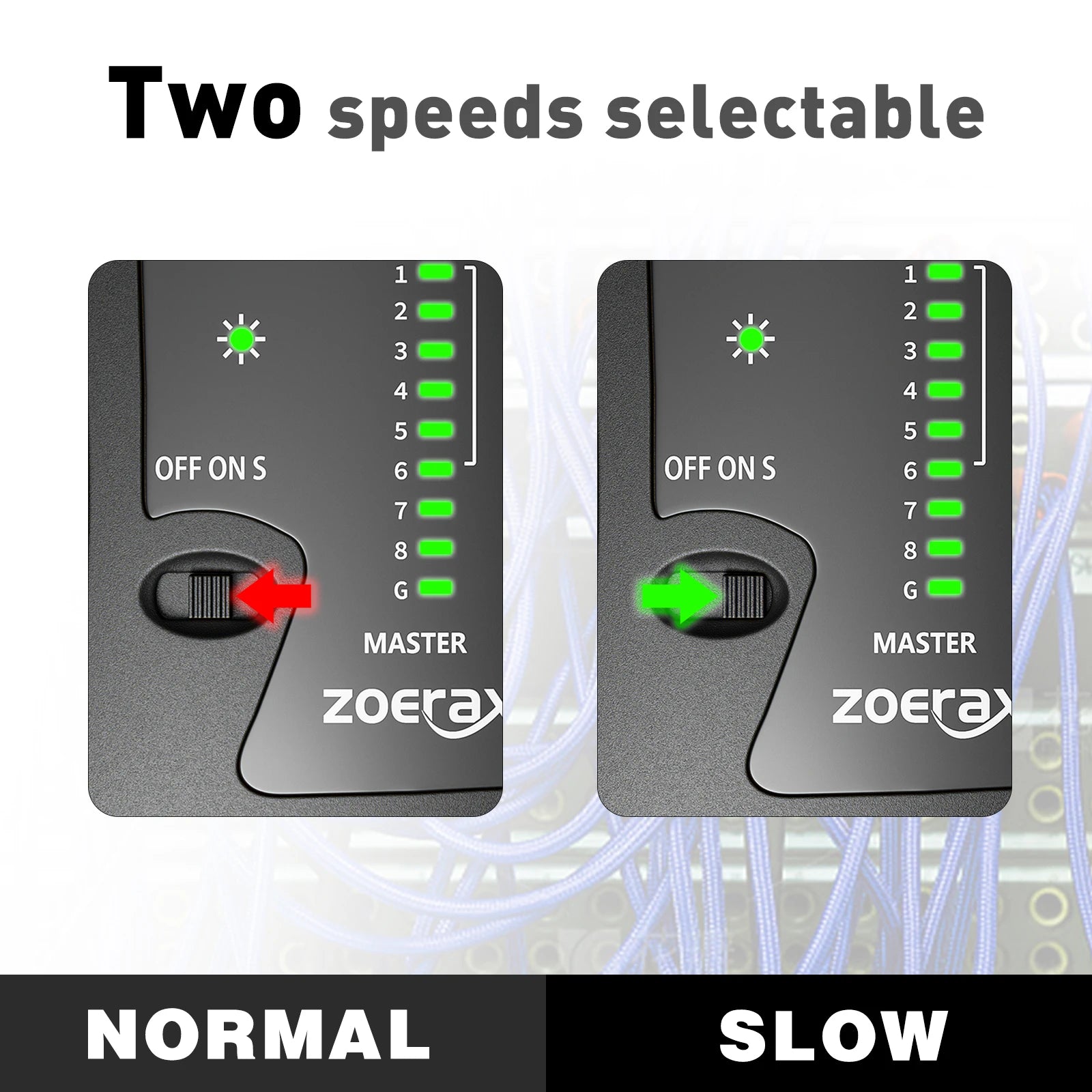 Ethernet Cable Tester for RJ45 & RJ11 — LAN Cat5/Cat5e/Cat6/Cat6a/Cat7 UTP Shielded
