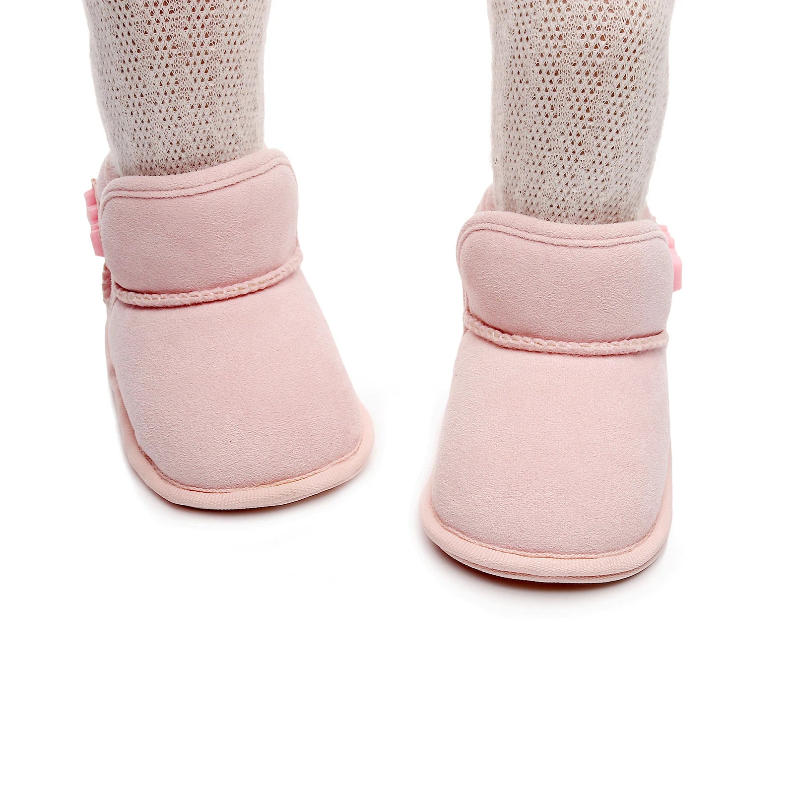 Baby Winter Ankle Boots Non-Slip Fleece Lined Soft Sole Toddler Infant Shoes 0-18 Months