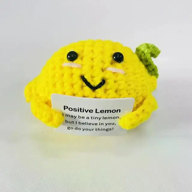 Handmade Mini Crochet Potato Plush Doll – Wool Knit Pocket Hug with Greeting Card, Funny Christmas & Holiday Home Decor Gift