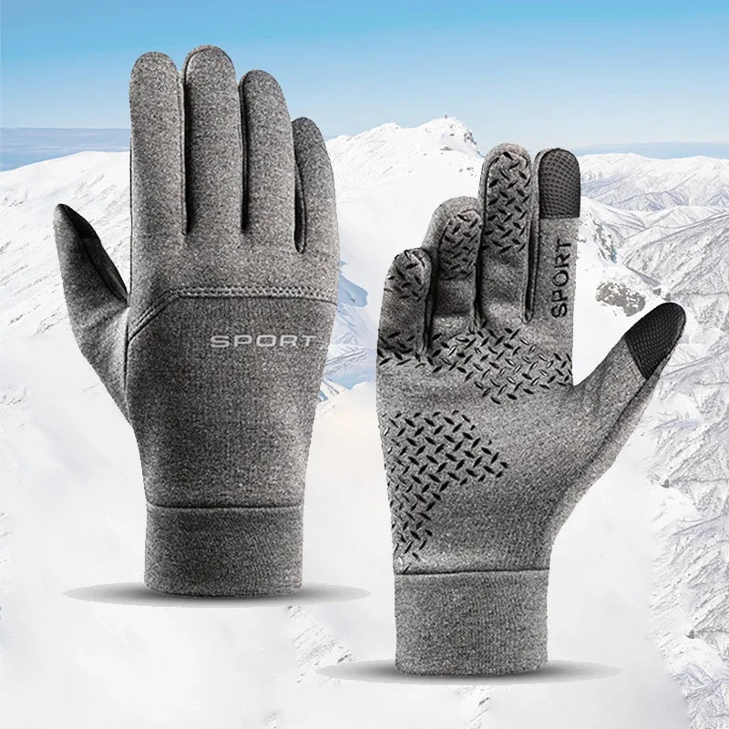Winter Touchscreen Windproof Gloves - Cold-Proof Unisex Cycling, Running, Hiking & Ski Gloves
