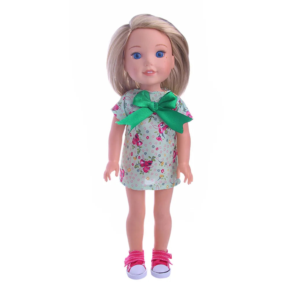 Fashion Doll Dress & Accessories Set for 14.5-Inch (36.8 cm) and 32–34 cm (12.6–13.4 in) 1/6 Scale Dolls