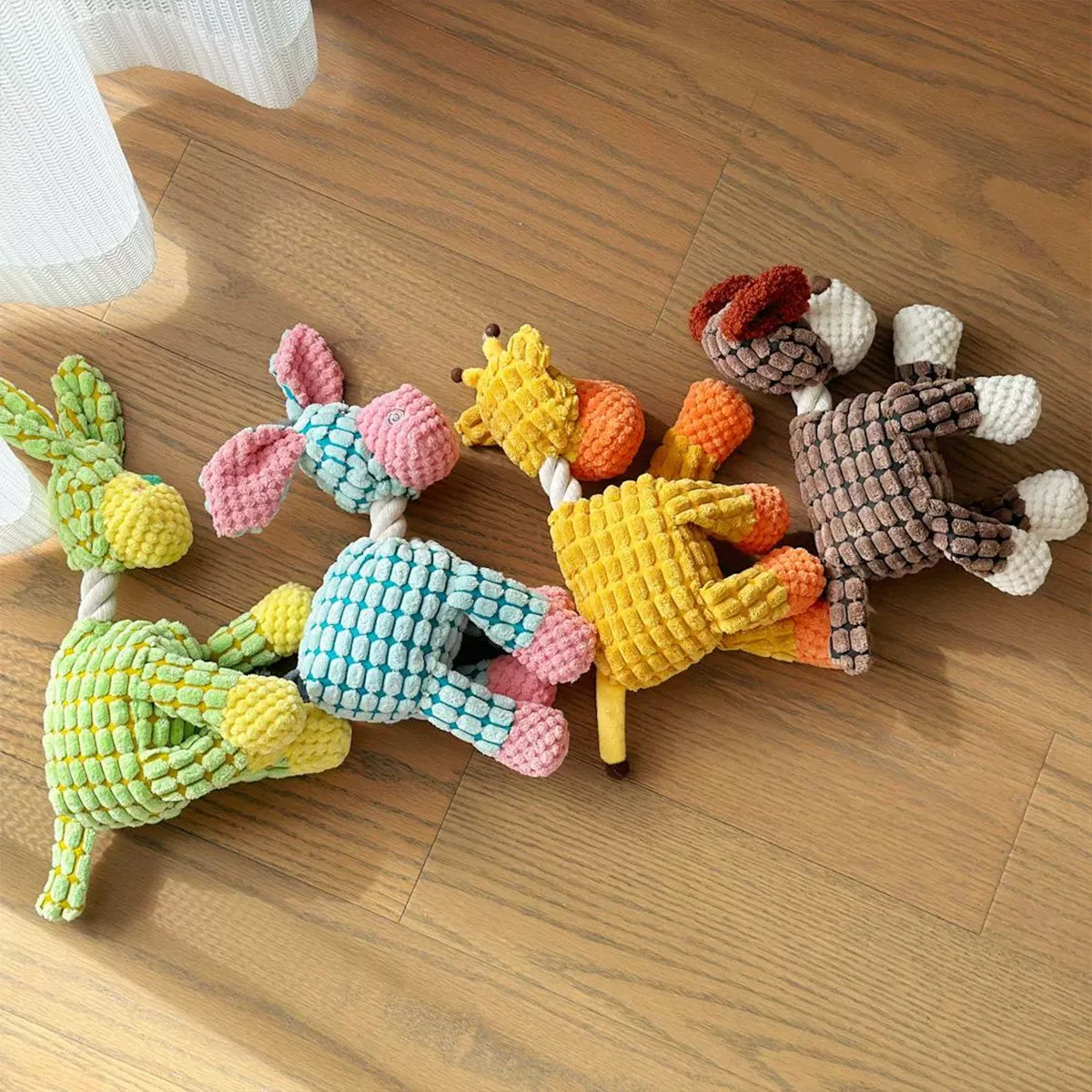 Donkey Plush Dog Toy – Squeaky Interactive Chew Toy for Puppies & Small Dogs (8.7–10.0 in / 22–25.5 cm)