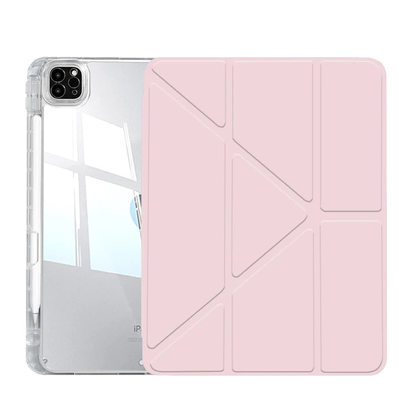 Universal iPad Case with Pencil Holder – Shockproof Acrylic Protective Cover, Fits 9.7–13.0 in (24.6–33.0 cm) iPad Air / Pro / Mini