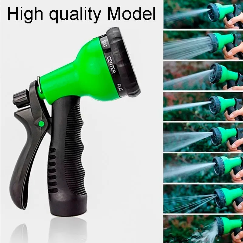 8-Mode High Pressure Garden Hose Nozzle for Car Washing, Yard Spraying & Irrigation