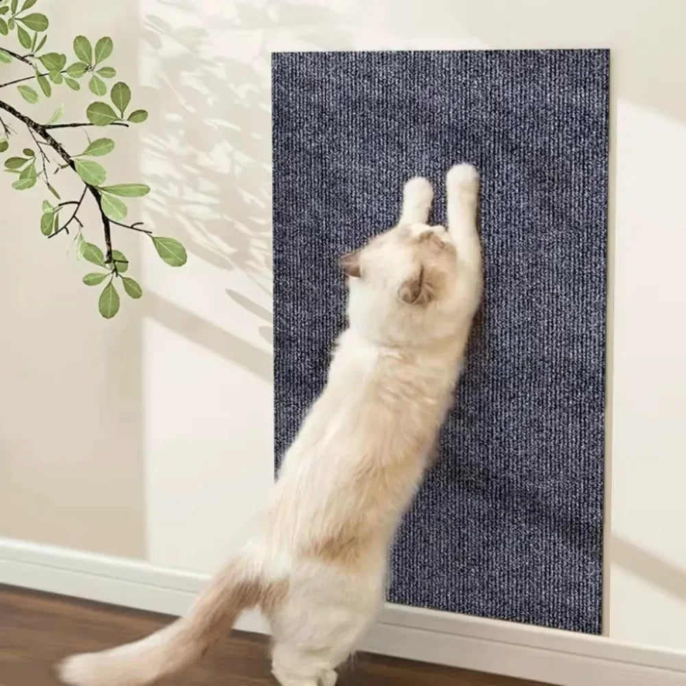 Self-Adhesive Cat Scratcher Mat 60 x 200 cm (23.6 x 78.7 in) – Trimmable Sofa Protector Carpet for Cats