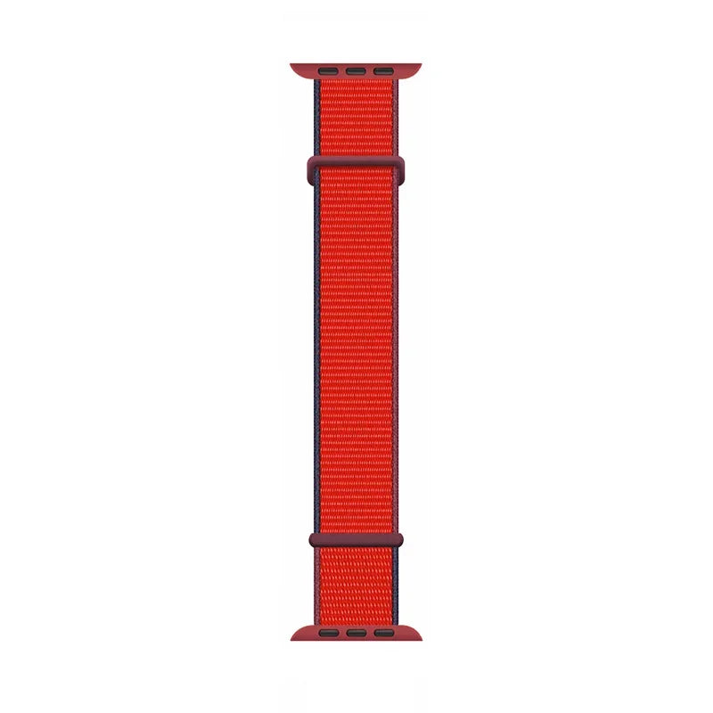 Nylon Braided Breathable Watch Band – Fits 38/40/41/42/44/45/46/49 mm (1.50–1.93 in) Smartwatches