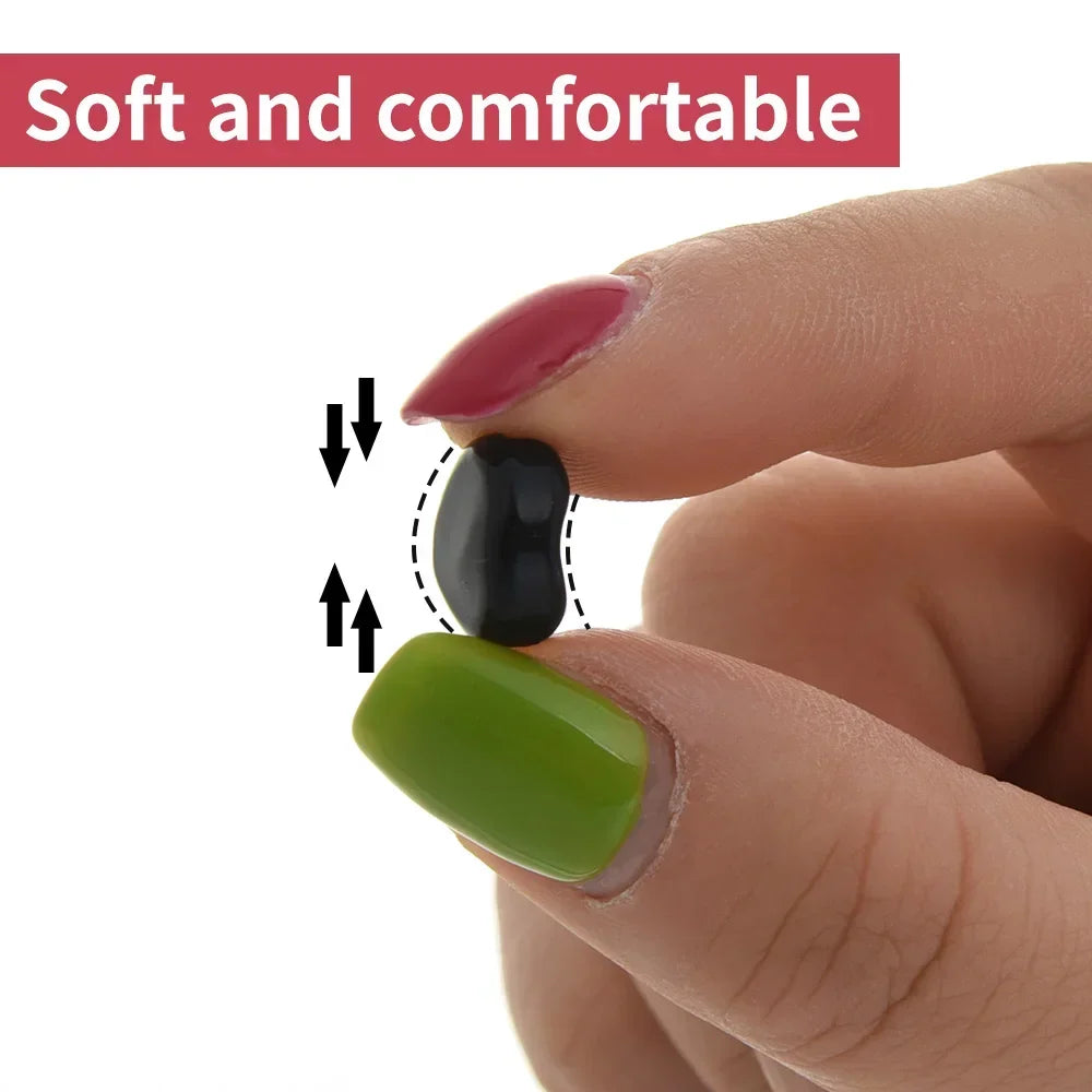 Invisible Silicone Ear Hooks for Glasses - Anti-Slip Temple Tips, Lightweight Non-Slip Grips
