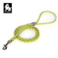 Lightweight Nylon Rope Dog Leash – 120 cm (47 in) Durable Clip for Small Dogs & Cats, Striped Outdoor Walking & Training Lead
