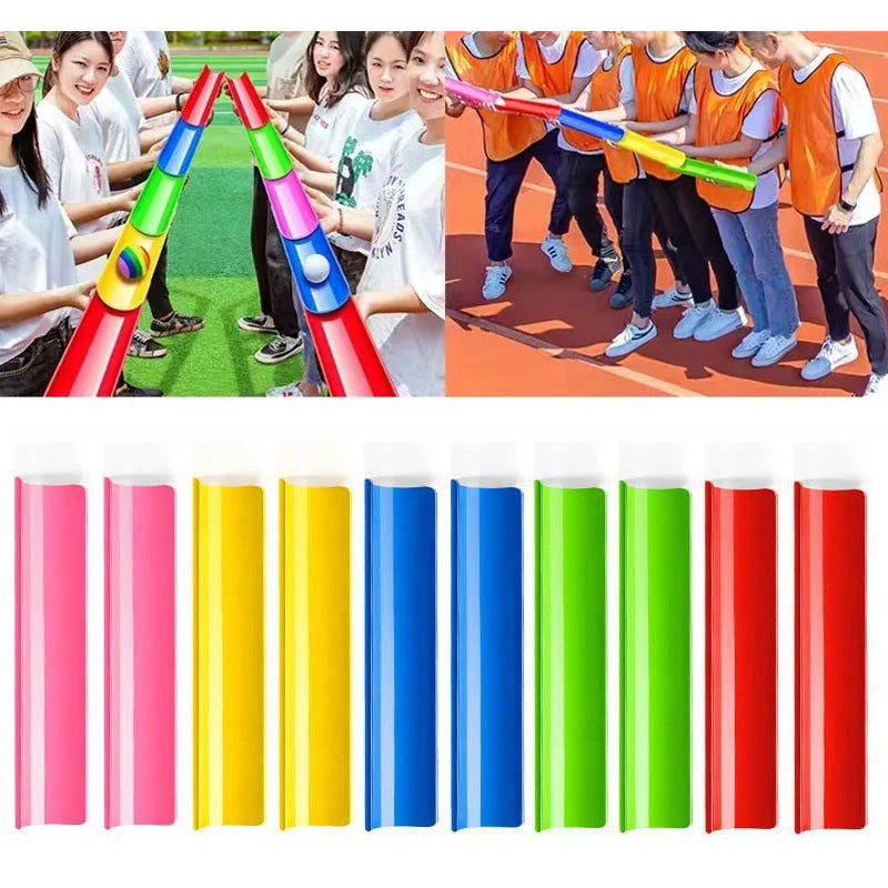 Pipeline Challenge Team Building Game for Adults & Kids - Outdoor Relay for Family Parties, Carnival & Field Day