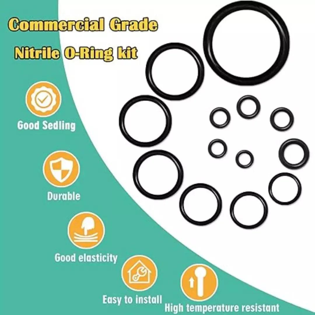 1020-Piece Nitrile O-Ring Repair Kit — Boxed Sealing Ring Assortment
