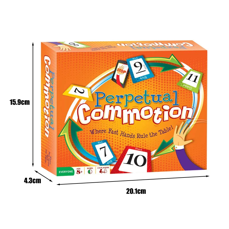 Perpetual Commotion Card Game – Family & Adult Party Game for Game Nights