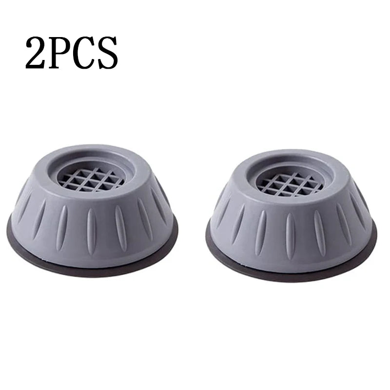 Anti-Vibration Rubber Feet Pads – 1/2/4-Pack, 3.15 in (8 cm) Non-Slip Silent Washer & Furniture Support