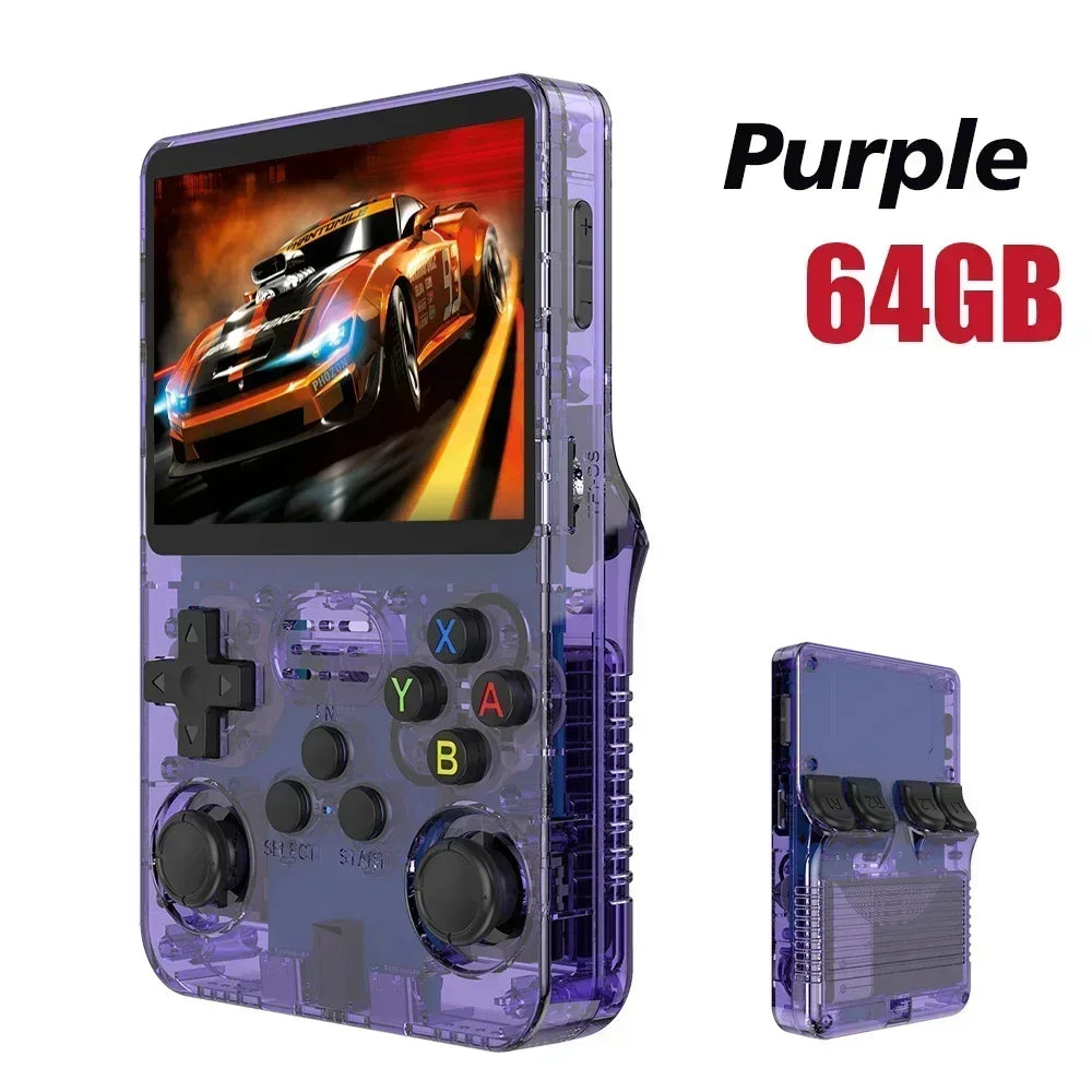 Retro Handheld Game Console 3.5-Inch (89 mm) IPS Screen Linux Pocket Player 64GB/128GB/256GB Expandable to 1TB