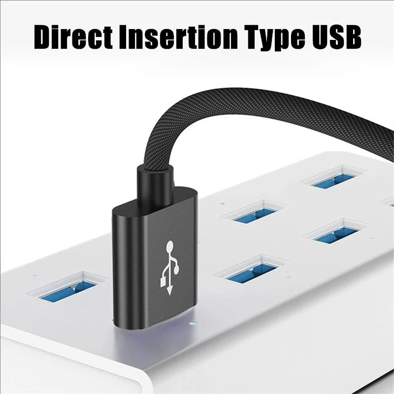 Fast Charge 90° Right Angle Lightning USB Cable for iPhone – Braided Nylon, 0.25–3M (0.8–9.8 ft)