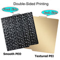 257x257mm (10.12x10.12in) Magnetic Smooth PEI Build Plate — PEO/PET Finishes — Fits X1, X1-Carbon, P1P, P1S, X1E, A1 3D Printers