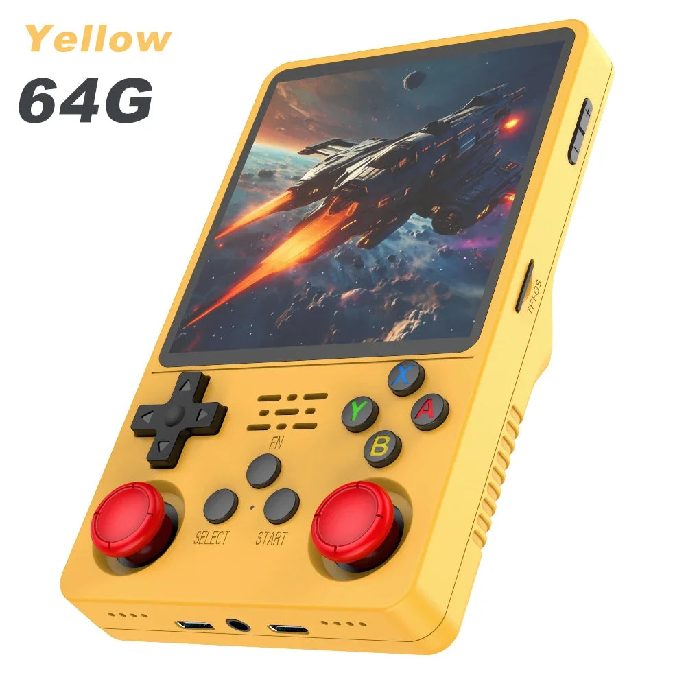 4.0-Inch IPS Retro Handheld Game Console — Linux 64-Bit, 64GB Built-In, TF Expandable to 256GB, Wi‑Fi, Type-C Portable Pocket Gaming