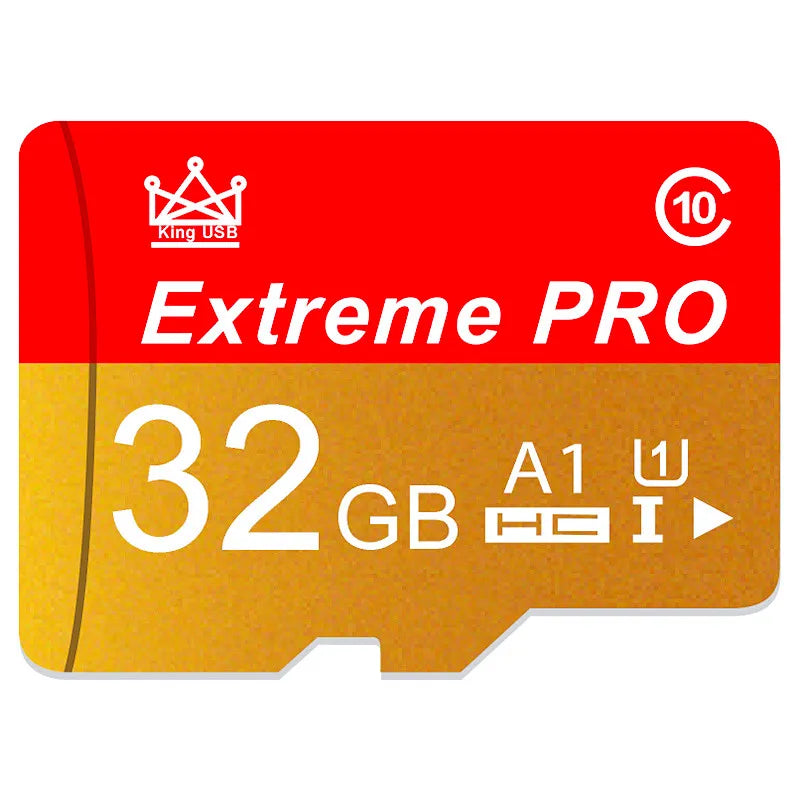 High Endurance MicroSD / TF Memory Card - 32GB, 64GB, 128GB, 256GB (Up to 100MB/s) U1 V10 A1 Class 10 - Includes Adapter