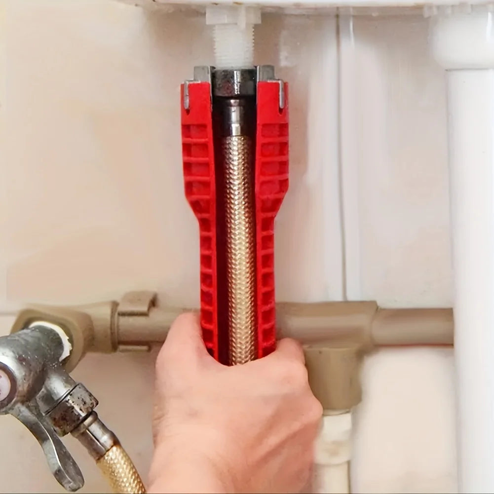 14-in-1 Faucet Wrench Tool Double-Head Ratchet for Bathroom Sink Repair