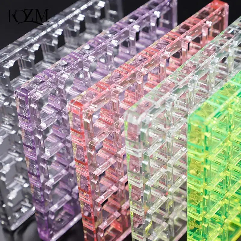 Mechanical Keyboard Switch Tester - Acrylic Base with Metal Bracket, 24/30-Hole Switch Sample Board