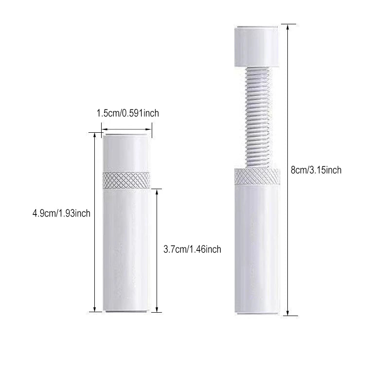Adjustable GPU Support Bracket 27–120mm (1.06–4.72 in) White Aluminum Graphics Card Anti-Sag Holder