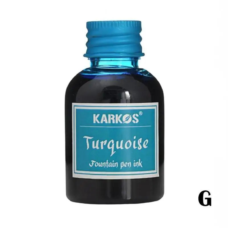 Colorful Fountain Pen Ink Refill 30ml (1.01 fl oz) — Universal Bottle for Calligraphy & School