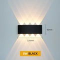 Aluminum LED Wall Light IP65 Waterproof Up/Down Wall Sconce, Outdoor & Indoor 2W-12W for Garden Patio Porch Bedroom Living Room Stairs